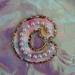 Stoney clover rainbow gingham C patch